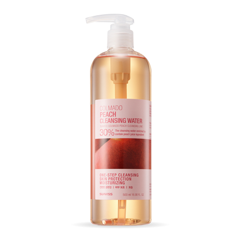 수아비스 피치 클렌징 워터 500ml